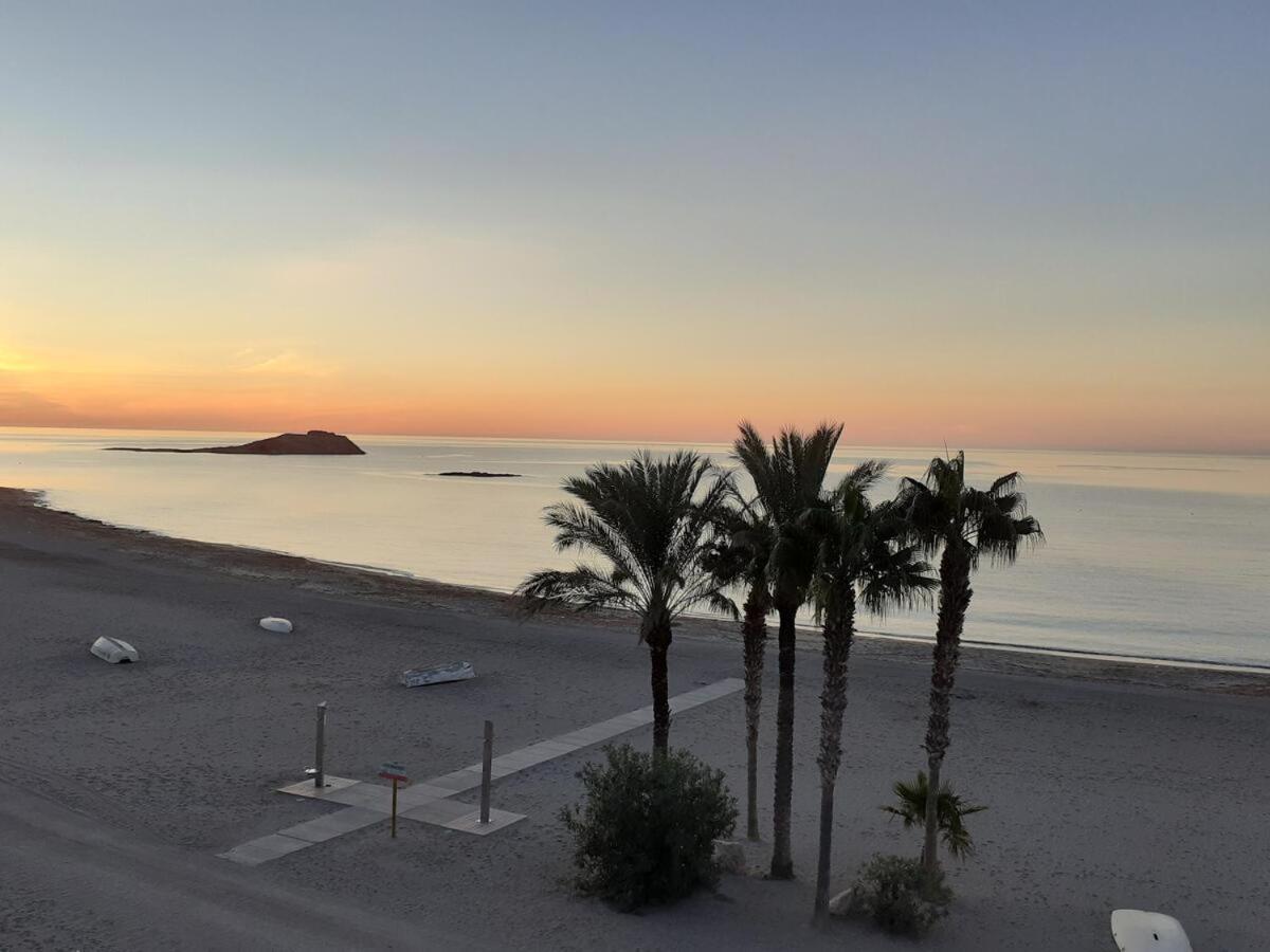 La Pita- Terraza Con Vistas Al Mar & Parking, A 1 Min De La Playa Apartment การ์โบเนรัส ภายนอก รูปภาพ